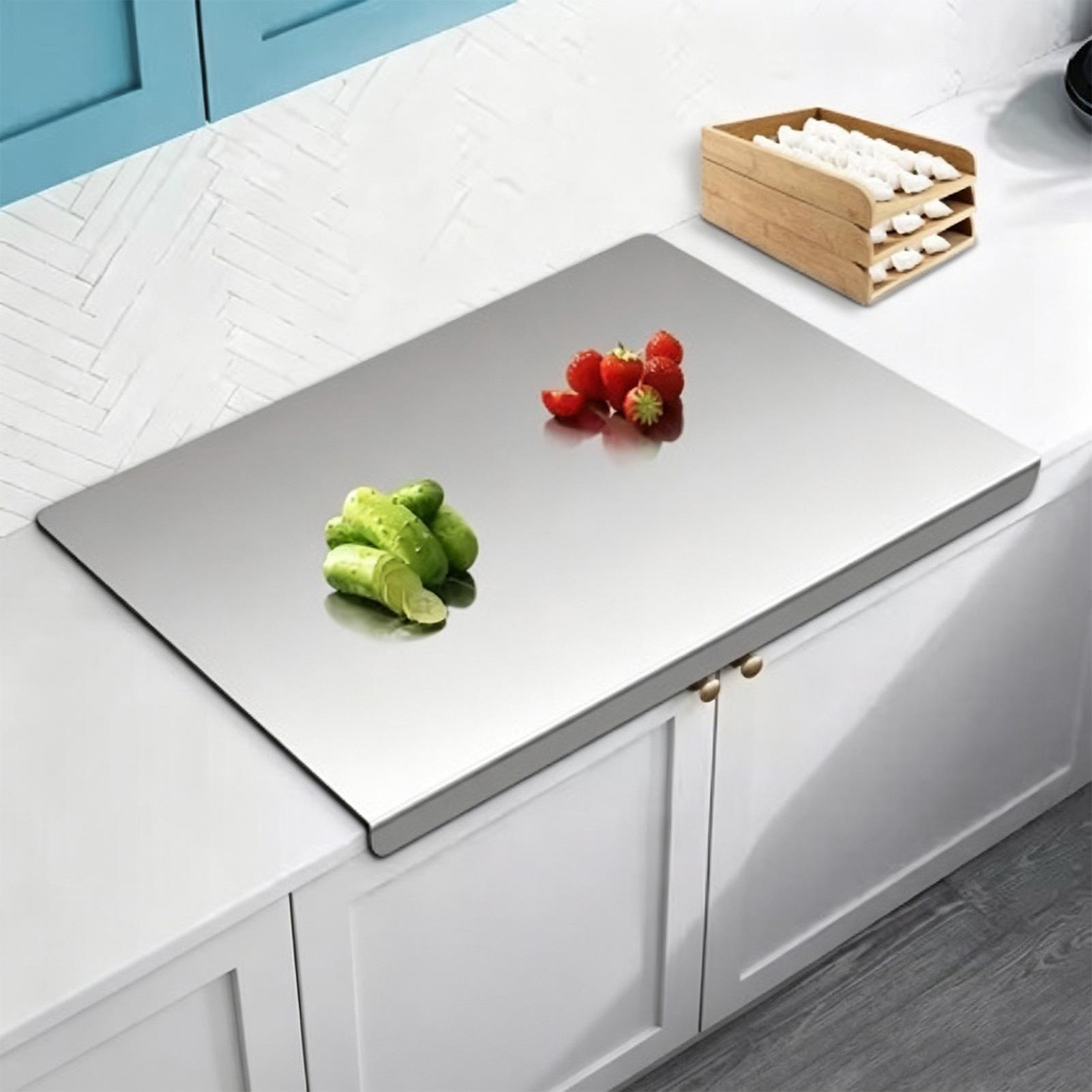 Meal Prep Restaurant - Stainless Cutting Board Dishwasher Safe Metal