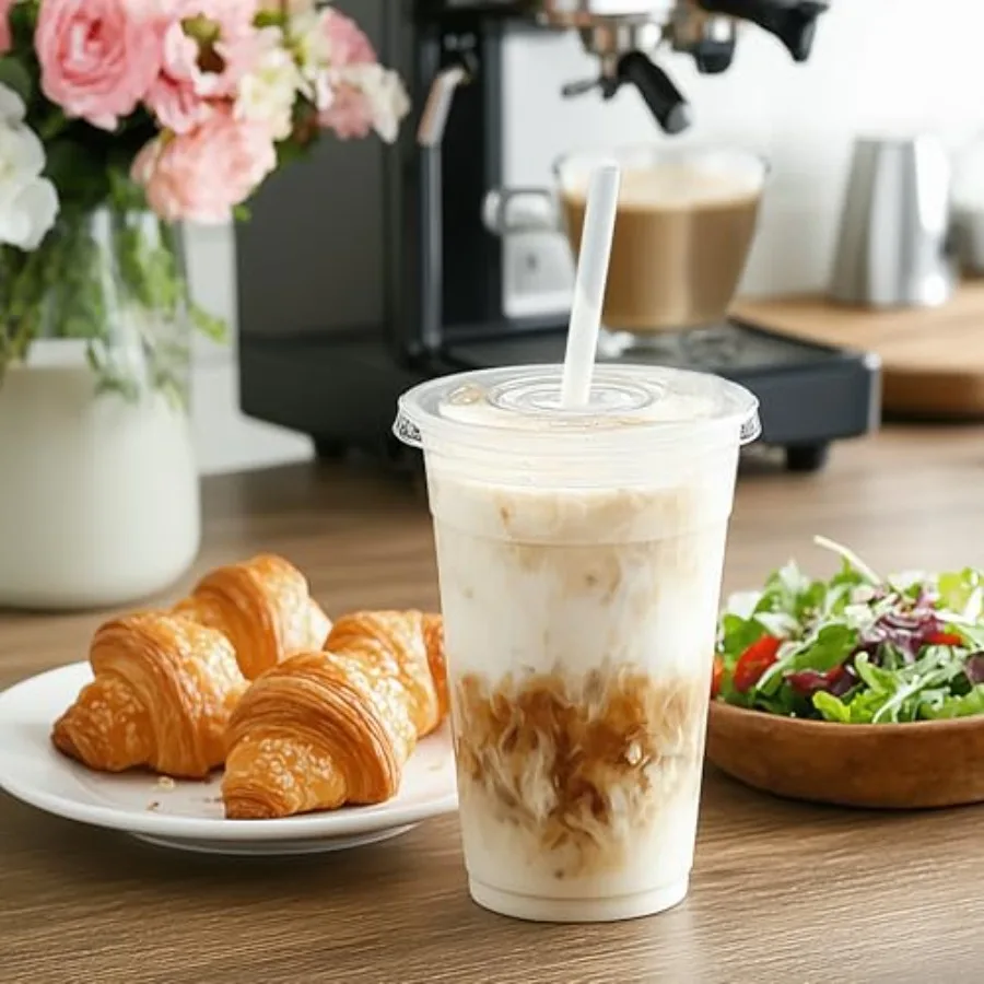 100 sets 24 oz plastic cups wi - Meal Prep Smoothies 评论和价格