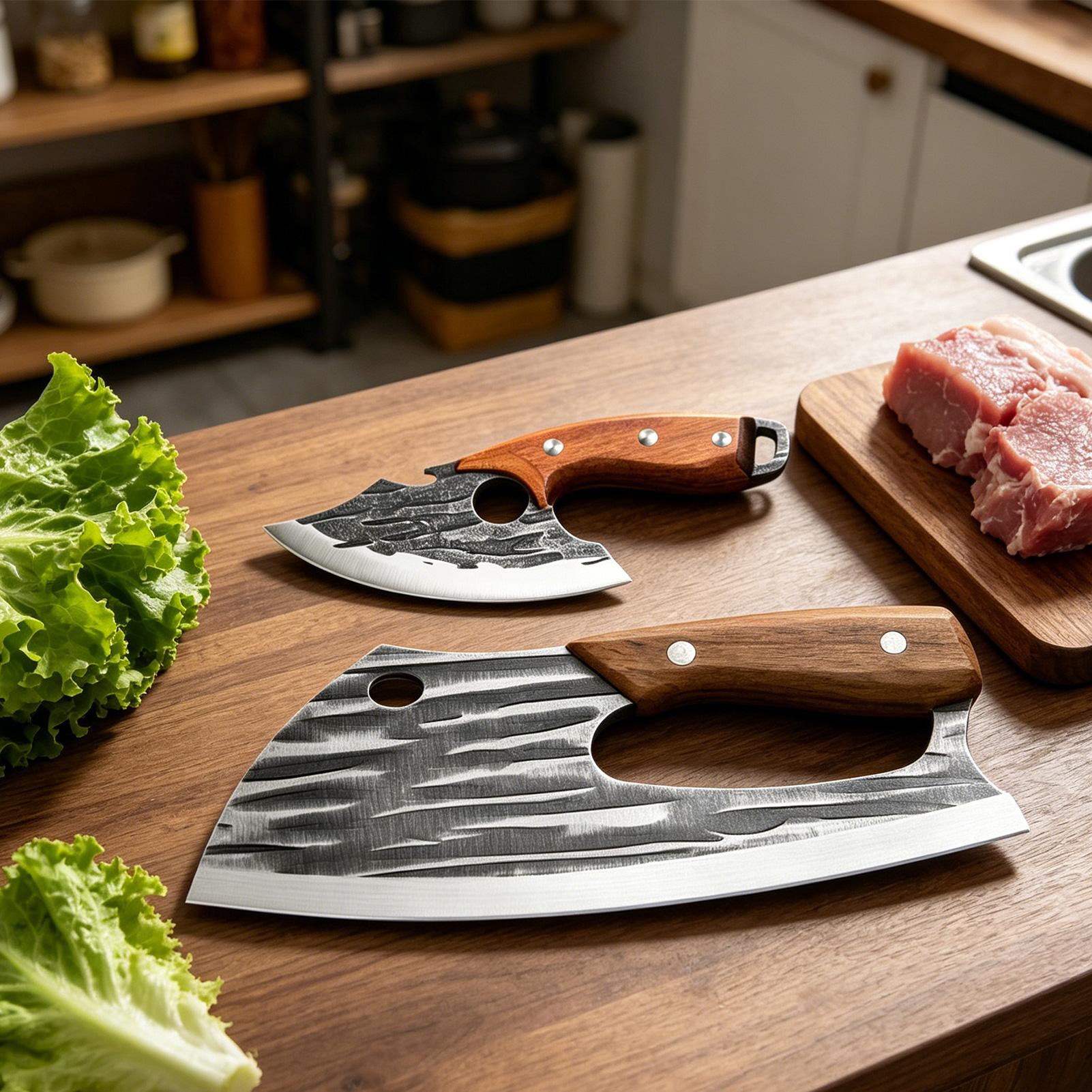 2pcs Meat Cleaver Heavy Duty B - Meal Prep Restaurant 评论和价格