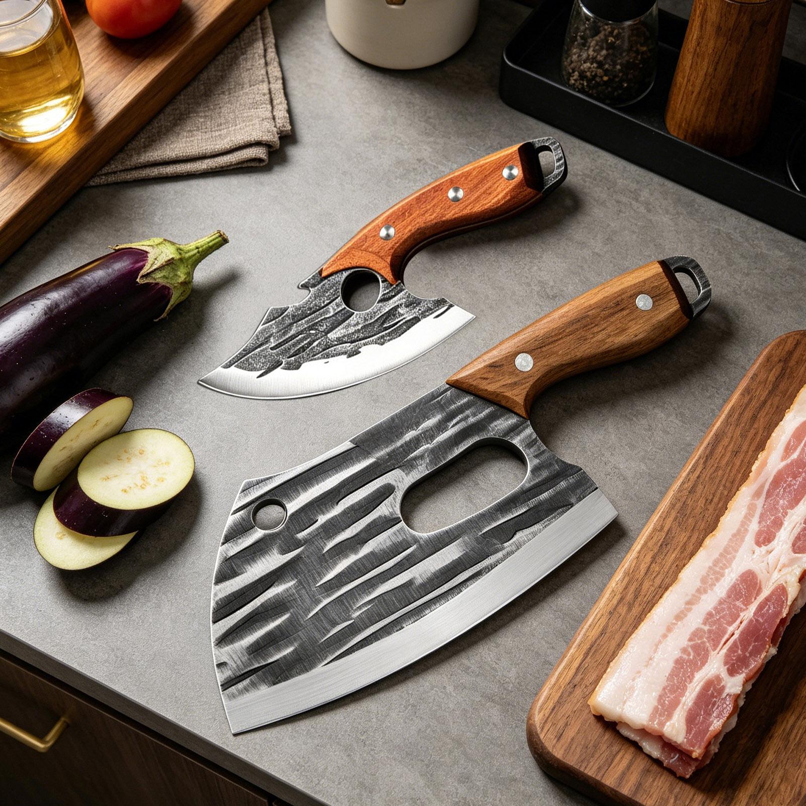 2pcs Meat Cleaver Heavy Duty B - Meal Prep Restaurant 评论和价格