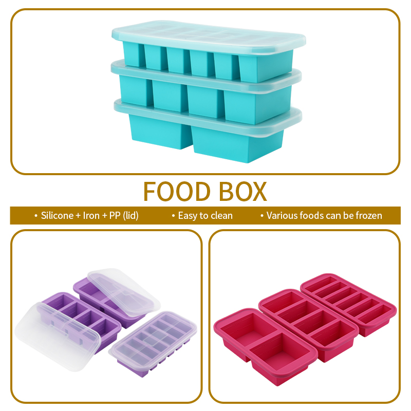 Silicone Freezer Trays with Li - Meal Prep Smoothies 评论和价格