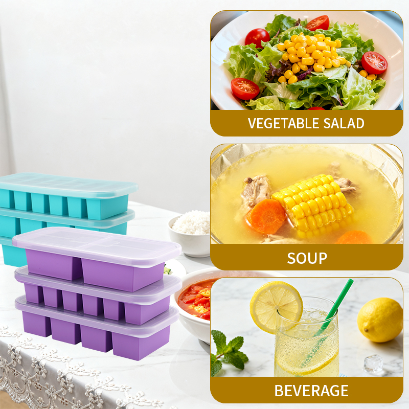 Silicone Freezer Trays with Li - Meal Prep Smoothies 评论和价格