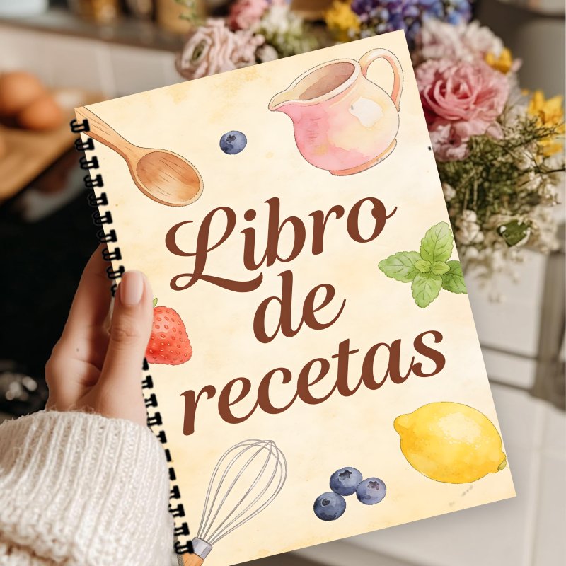 A5 Paper Spanish Recipe Book,  - Meal Prep Recipes Healthy 评论和价格
