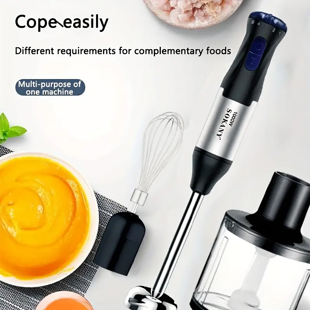 1000W 4-in-1 Hand Blender - Im - Meal Prep Smoothies 评论和价格