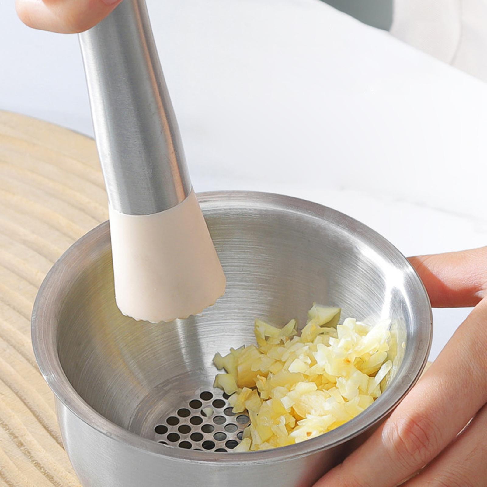 Garlic Mincer Tool Manual Food - Meal Prep Restaurant 评论和价格