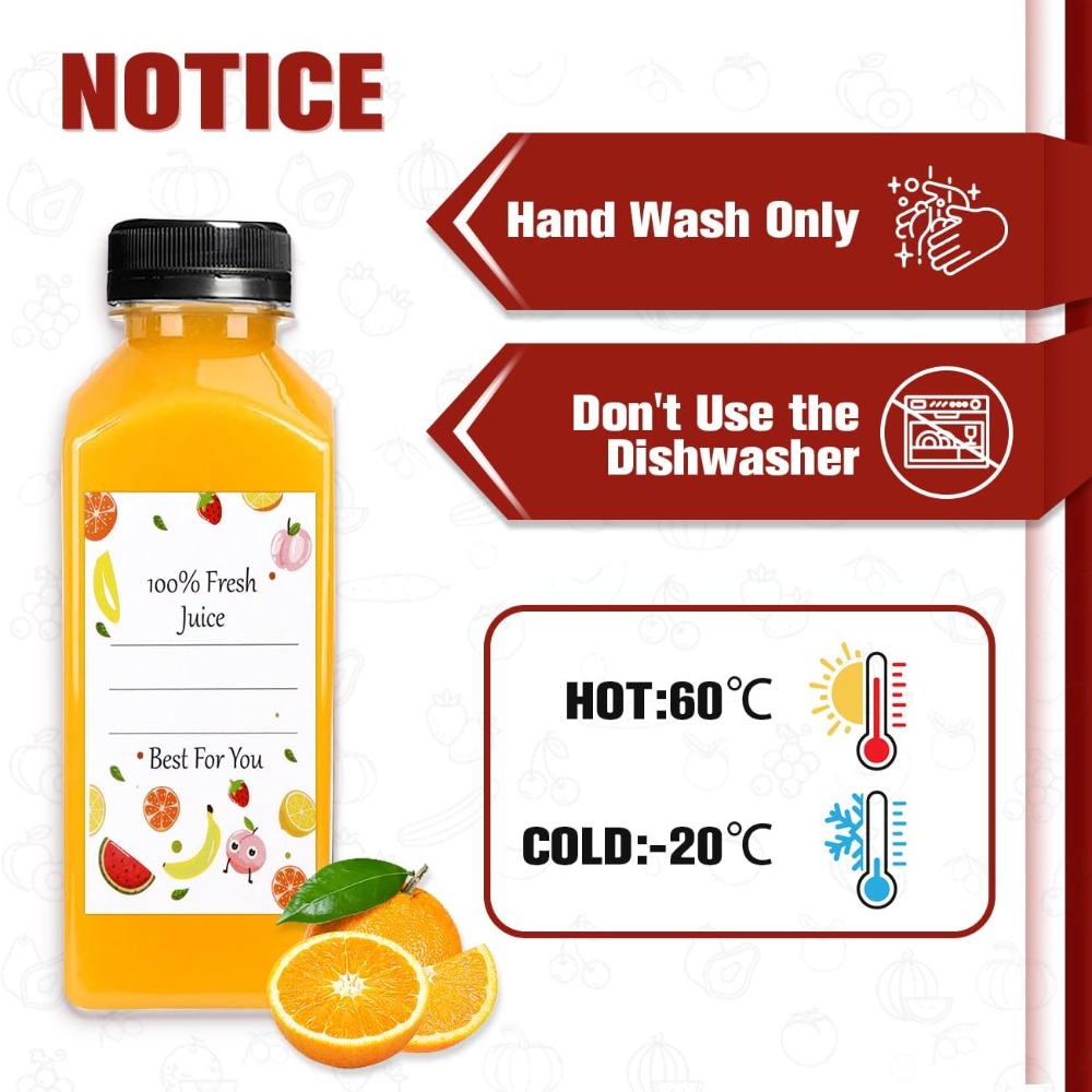 Reusable 12 Ounce Clear Plasti - Meal Prep Smoothies 评论和价格