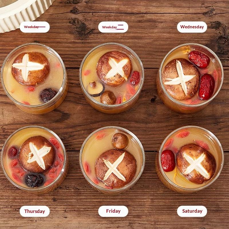 1Pc 240/400ML Glass Food Stora - Meal Prep Juice Bottles 评论和价格